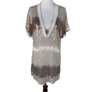 INC International Concepts Sequin Top